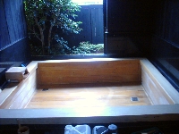 木製浴槽　清掃前